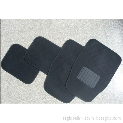 Black Polyester Car Mat/Rugs, for Universal Type (LR9601)
